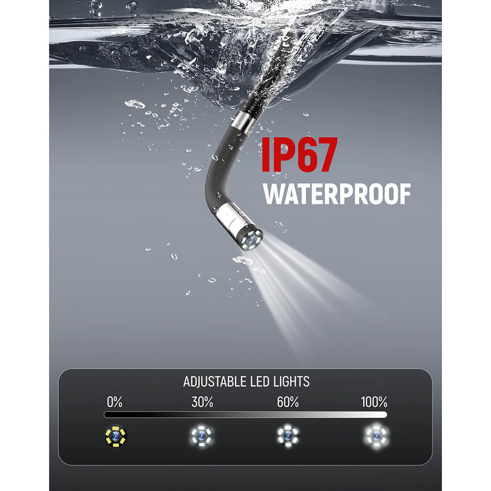 KAIWEETS Articulating Borescope Camera