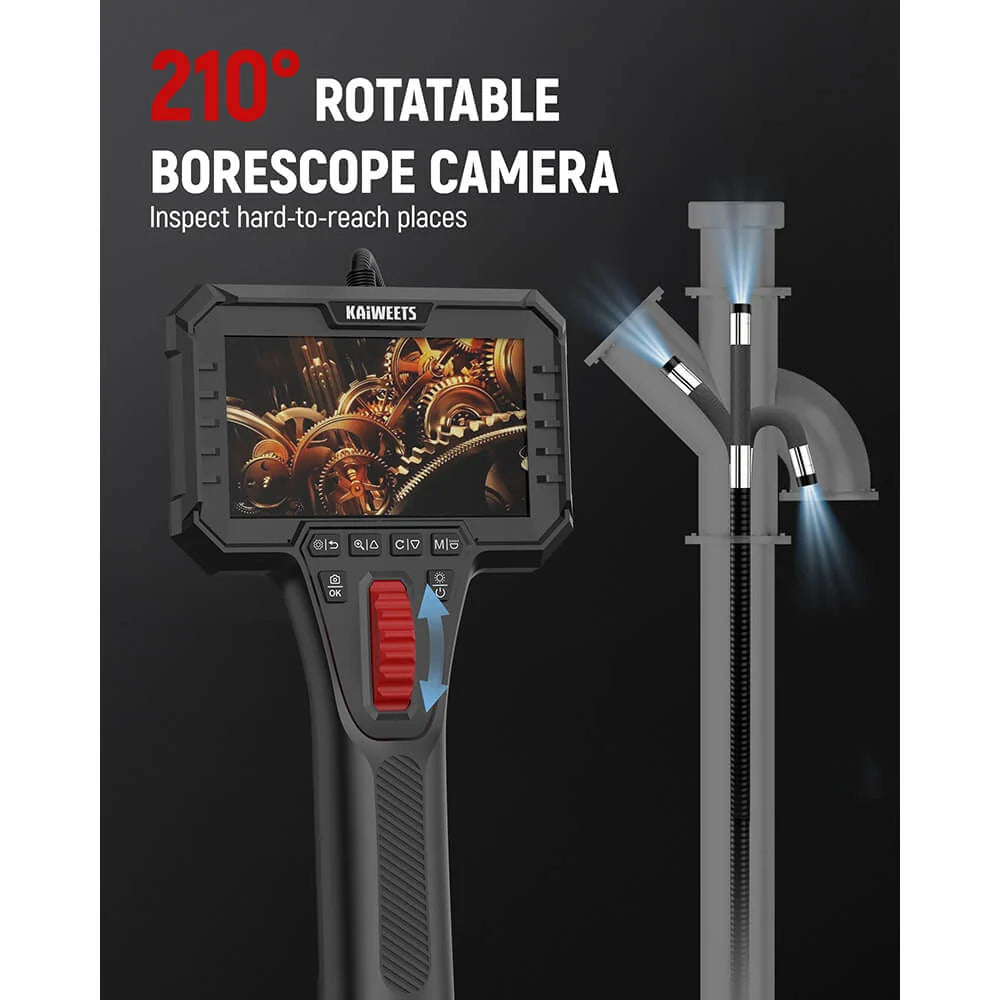 KAIWEETS Articulating Borescope Camera