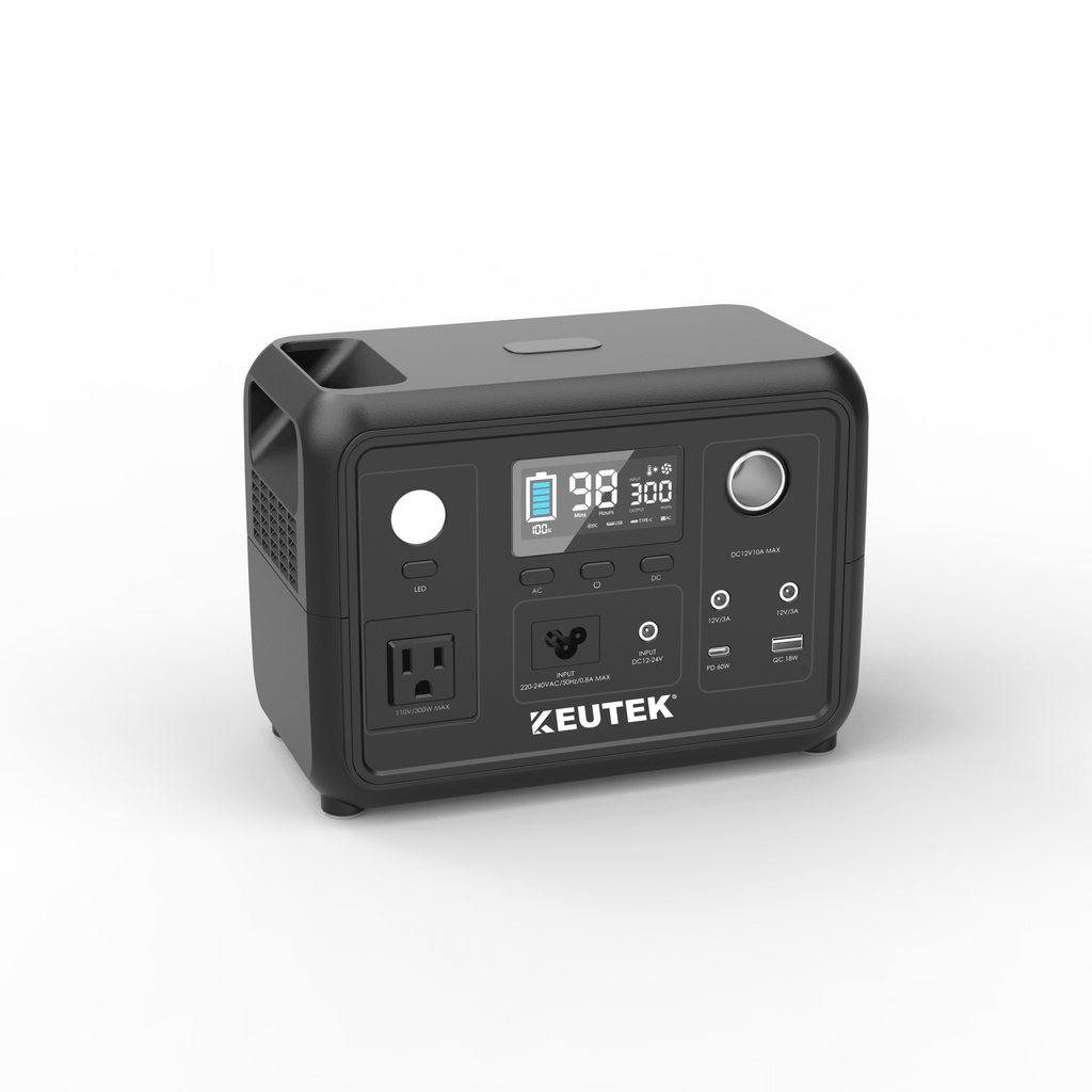 KEUTEK 300W LiFePO4 Portable Power Station