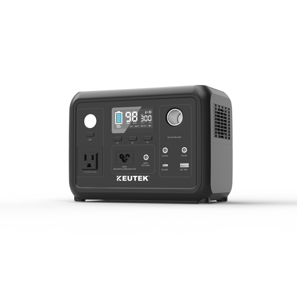 KEUTEK 300W LiFePO4 Portable Power Station