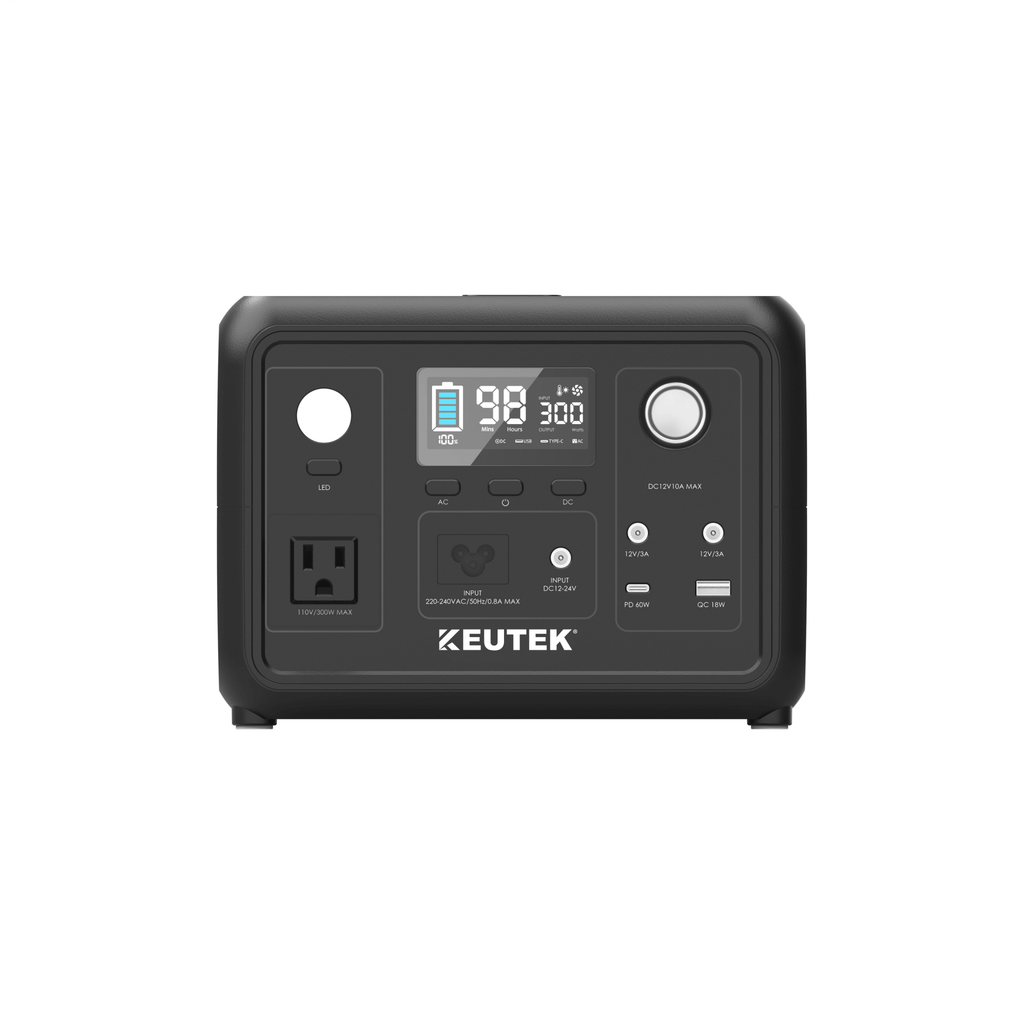 KEUTEK 300W LiFePO4 Portable Power Station
