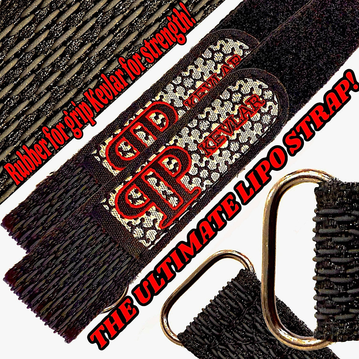 Perfect Pass RC Kevlar-Reinforced RC LiPo Battery Straps