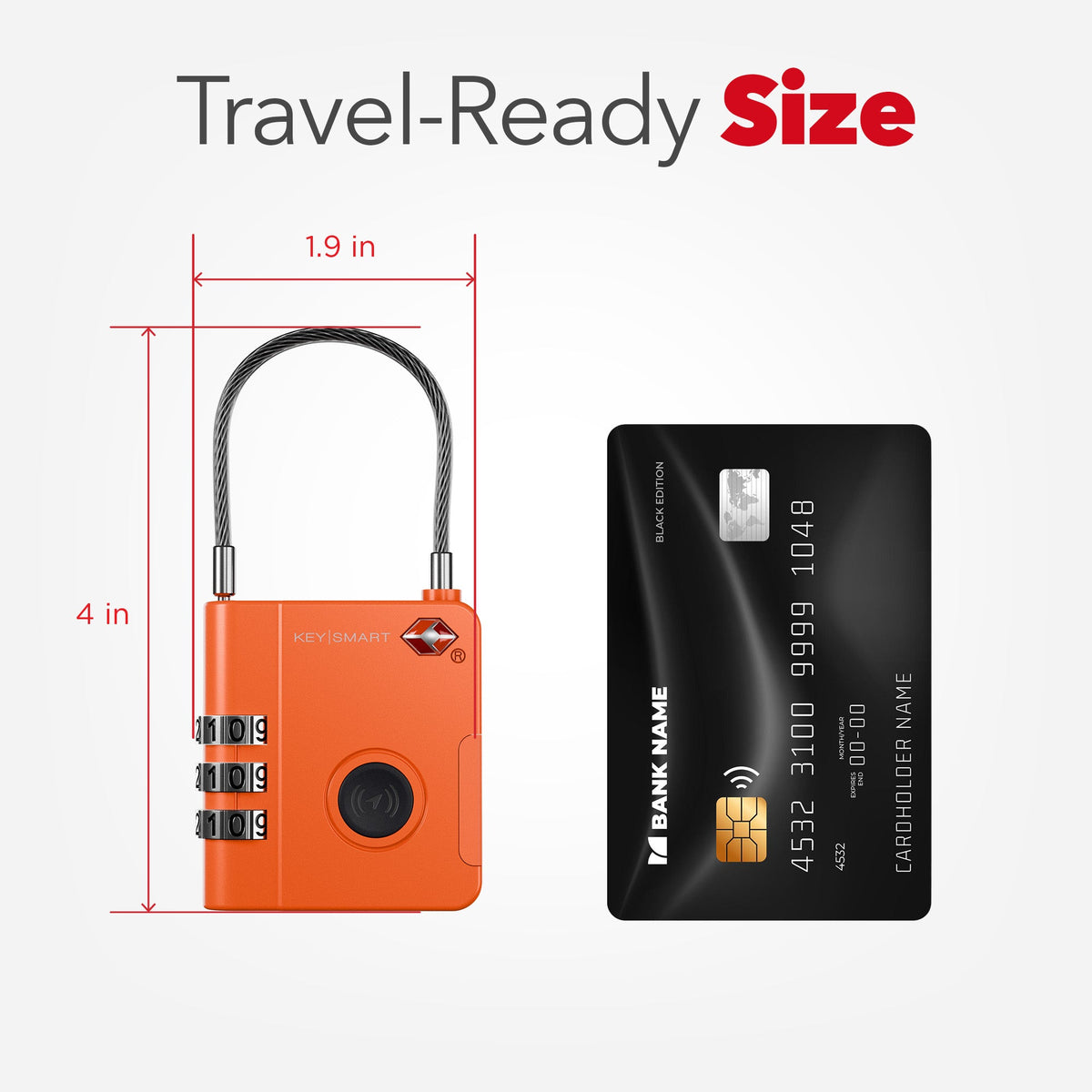 KeySmart - Premium Key Holders Tracking Luggage Lock