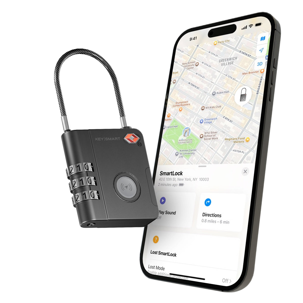 KeySmart - Premium Key Holders Tracking Luggage Lock