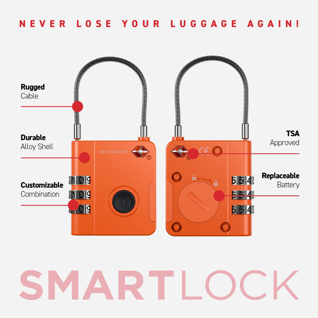 KeySmart - Premium Key Holders Tracking Luggage Lock