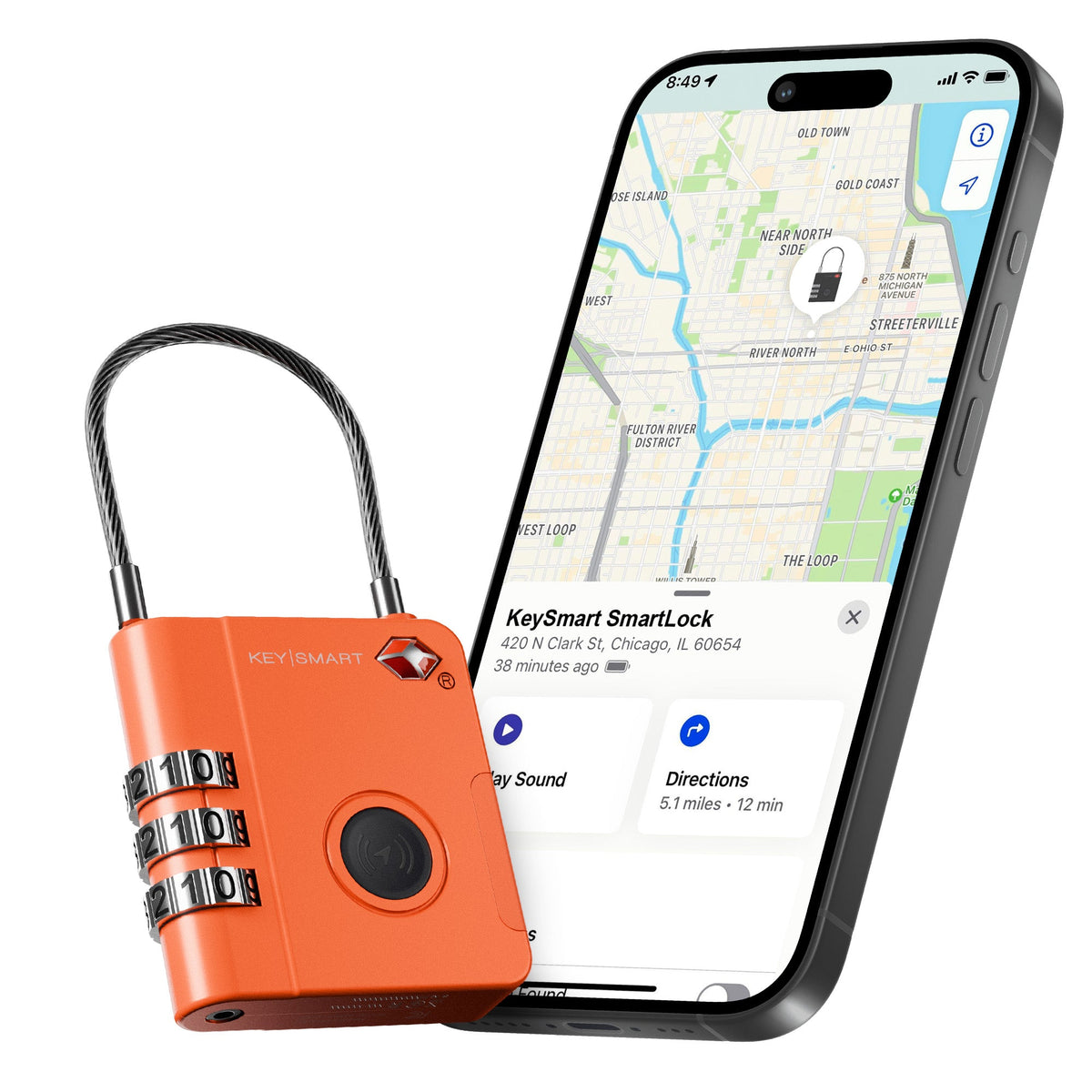 KeySmart - Premium Key Holders Tracking Luggage Lock