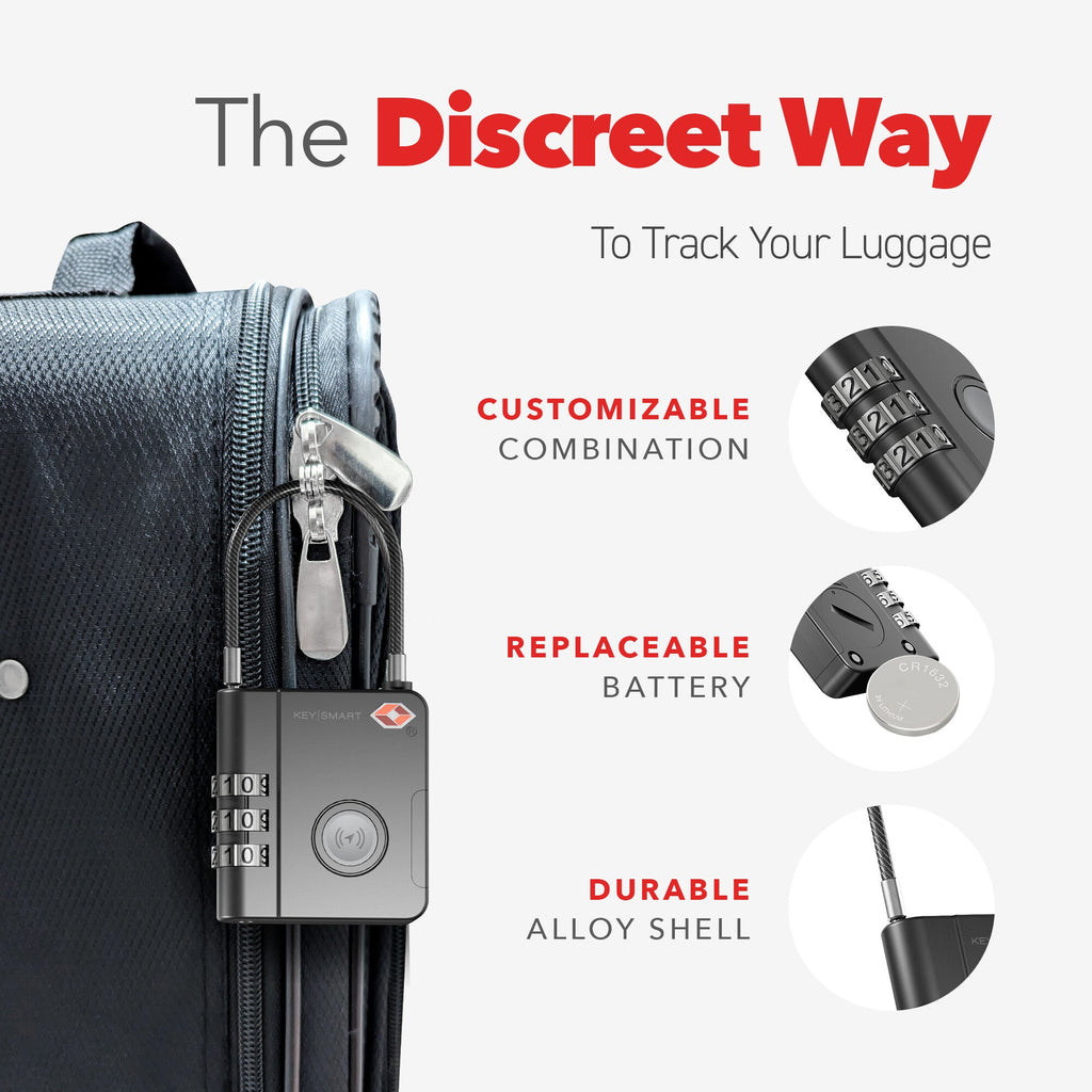 KeySmart - Premium Key Holders Tracking Luggage Lock