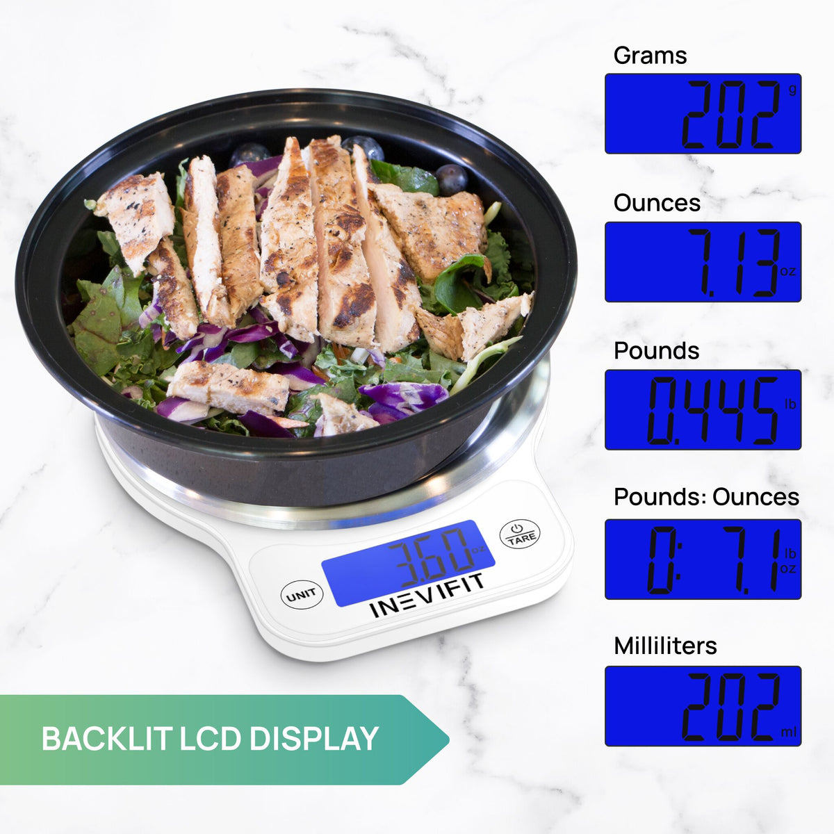 INEVIFIT Digital Kitchen Scale