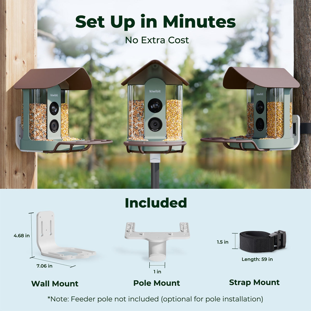 Kiwibit Bird Feeder Camera