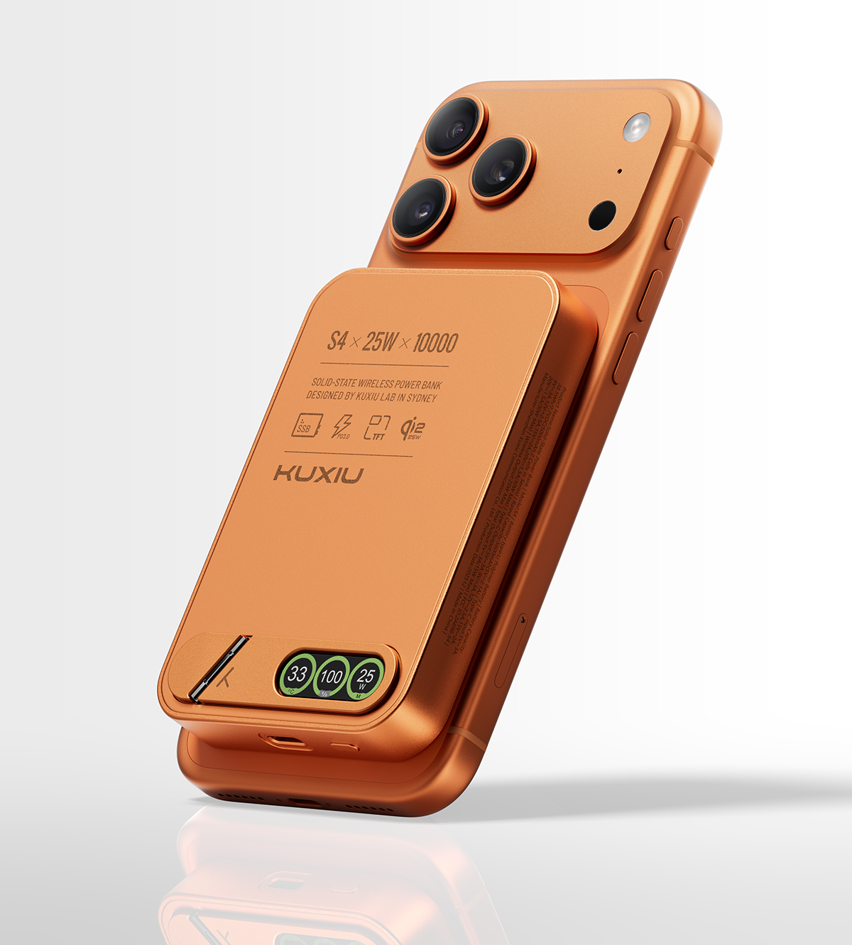 KUXIU Qi2.2 25W Magnetic Wireless Power Bank