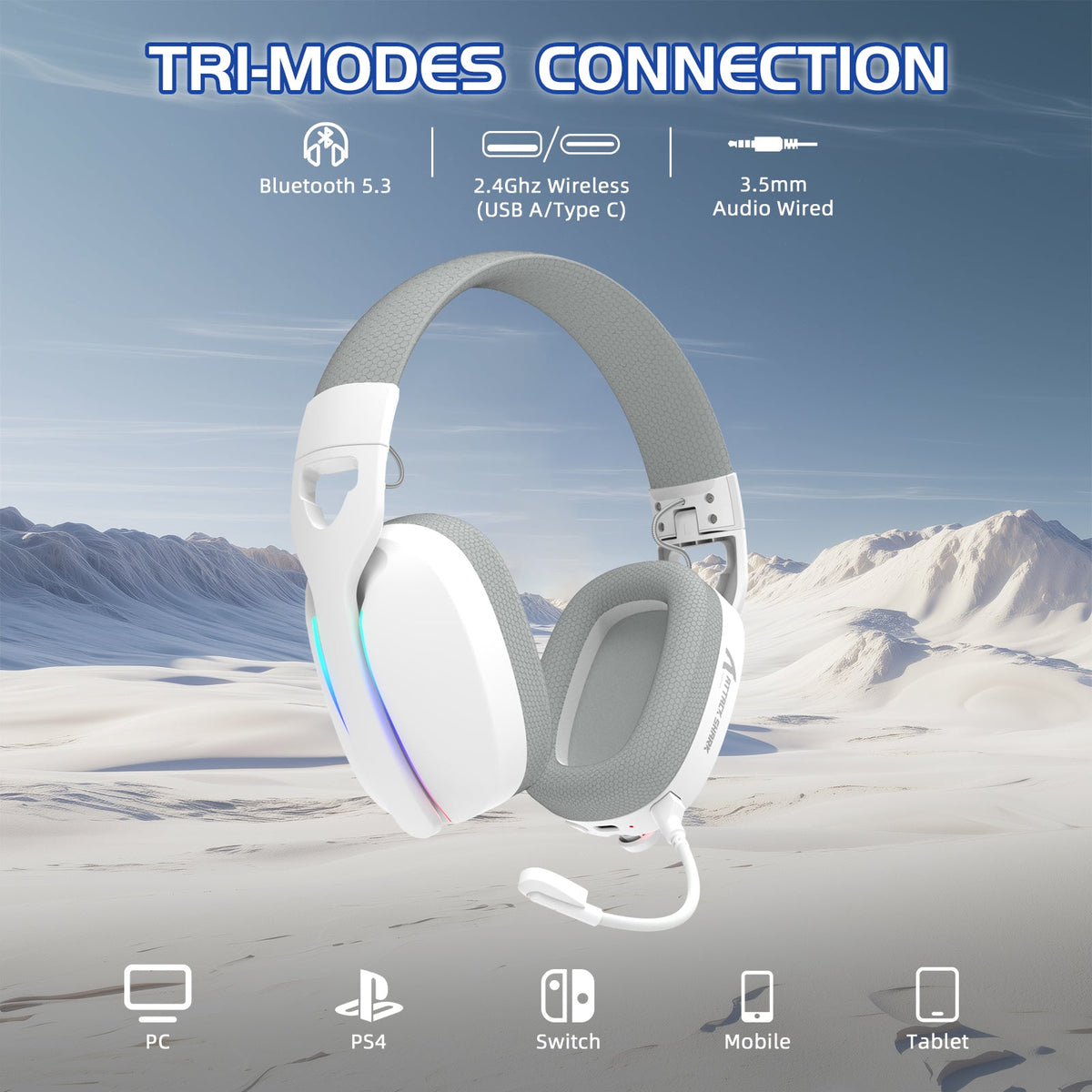 ATTACK SHARK Wireless Gaming Headset