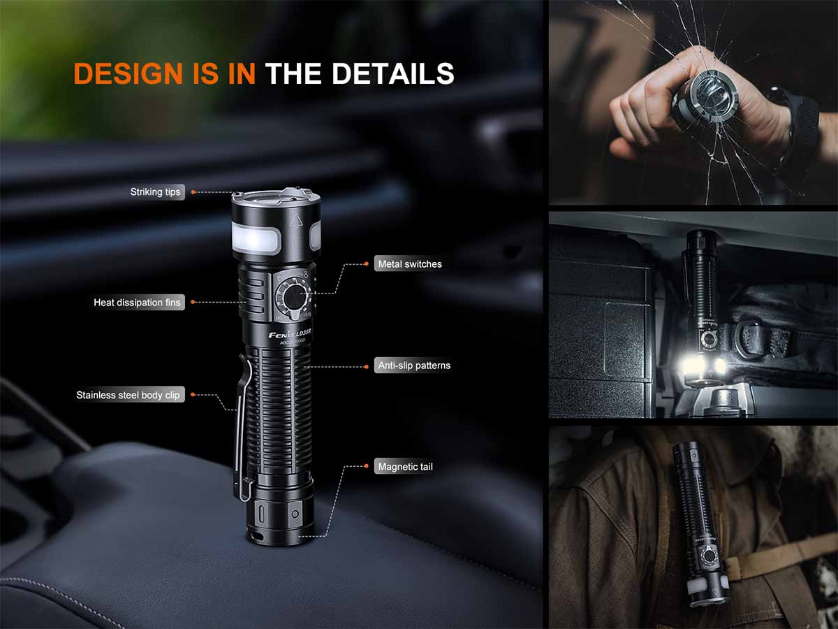 Fenix Multipurpose Rechargeable Flashlight