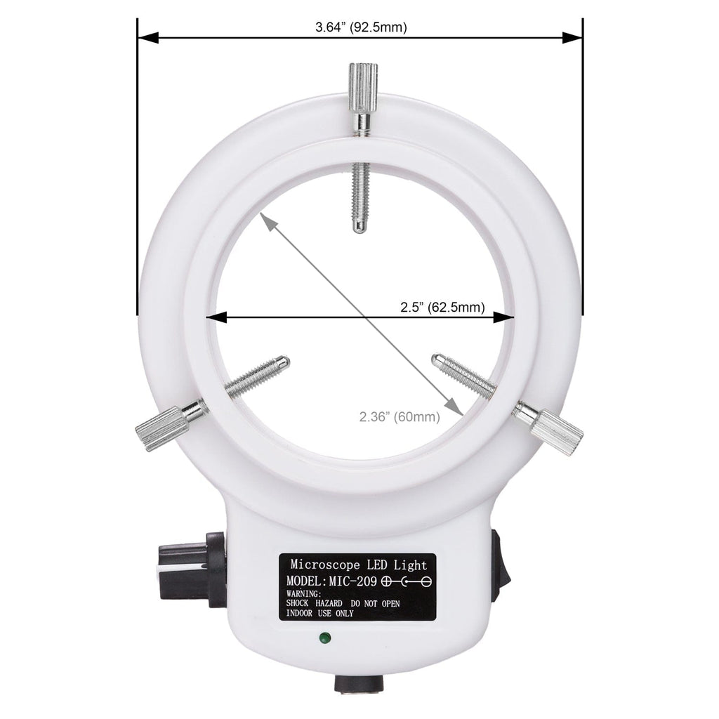 AmScope Microscope LED Ring Light