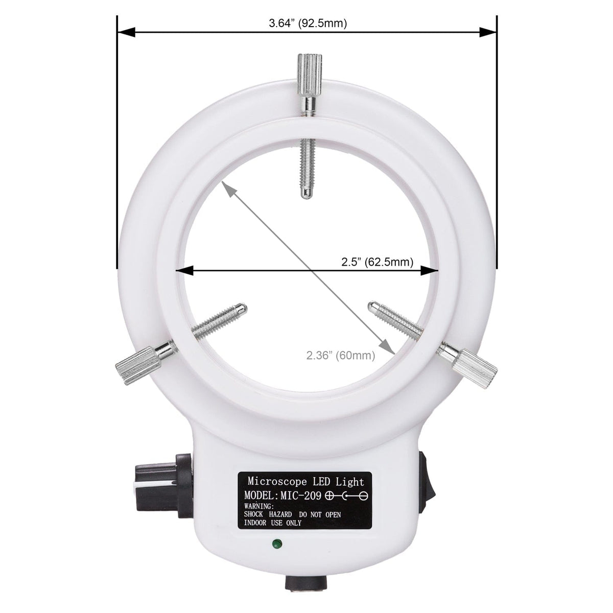 AmScope Microscope LED Ring Light