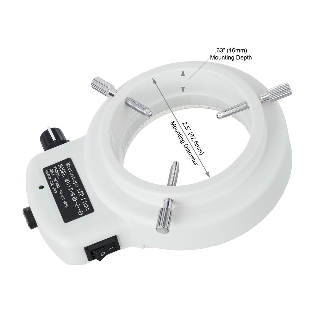 AmScope Microscope LED Ring Light