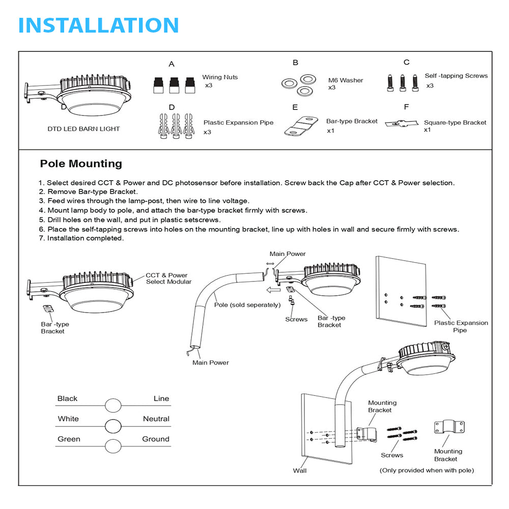 Wen Lighting Adjustable LED Barn Light