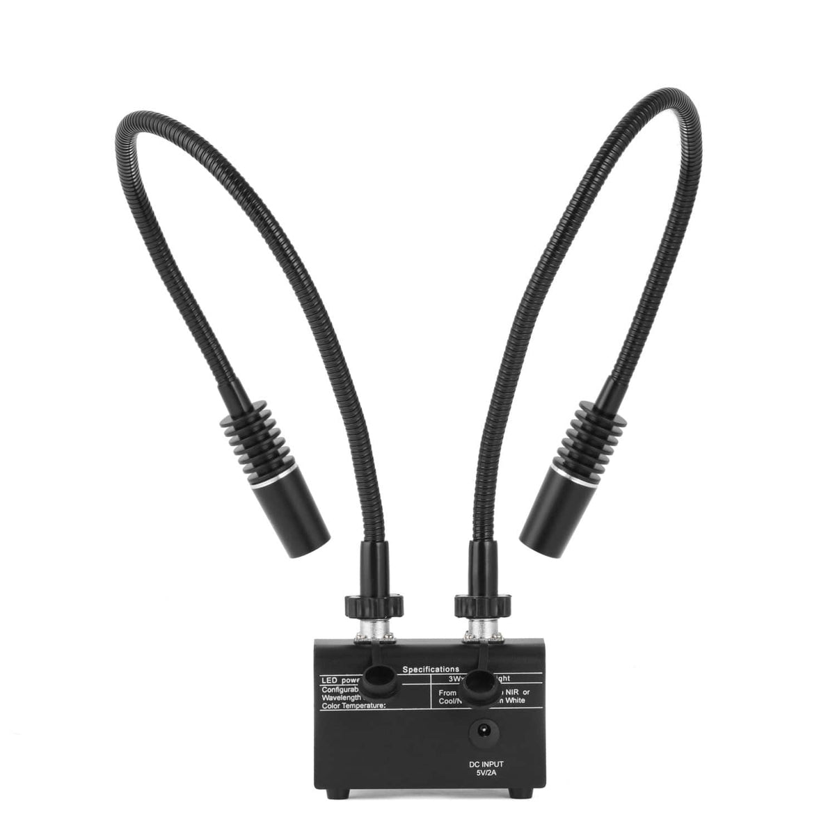 AmScope Dual Gooseneck Microscope Illuminator