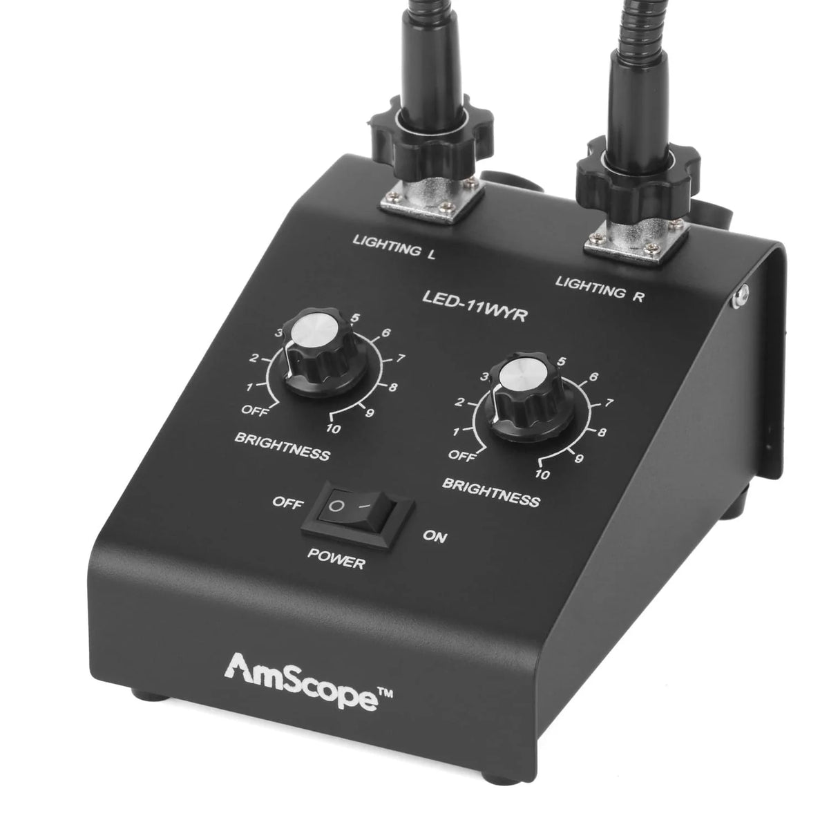 AmScope Dual Gooseneck Microscope Illuminator