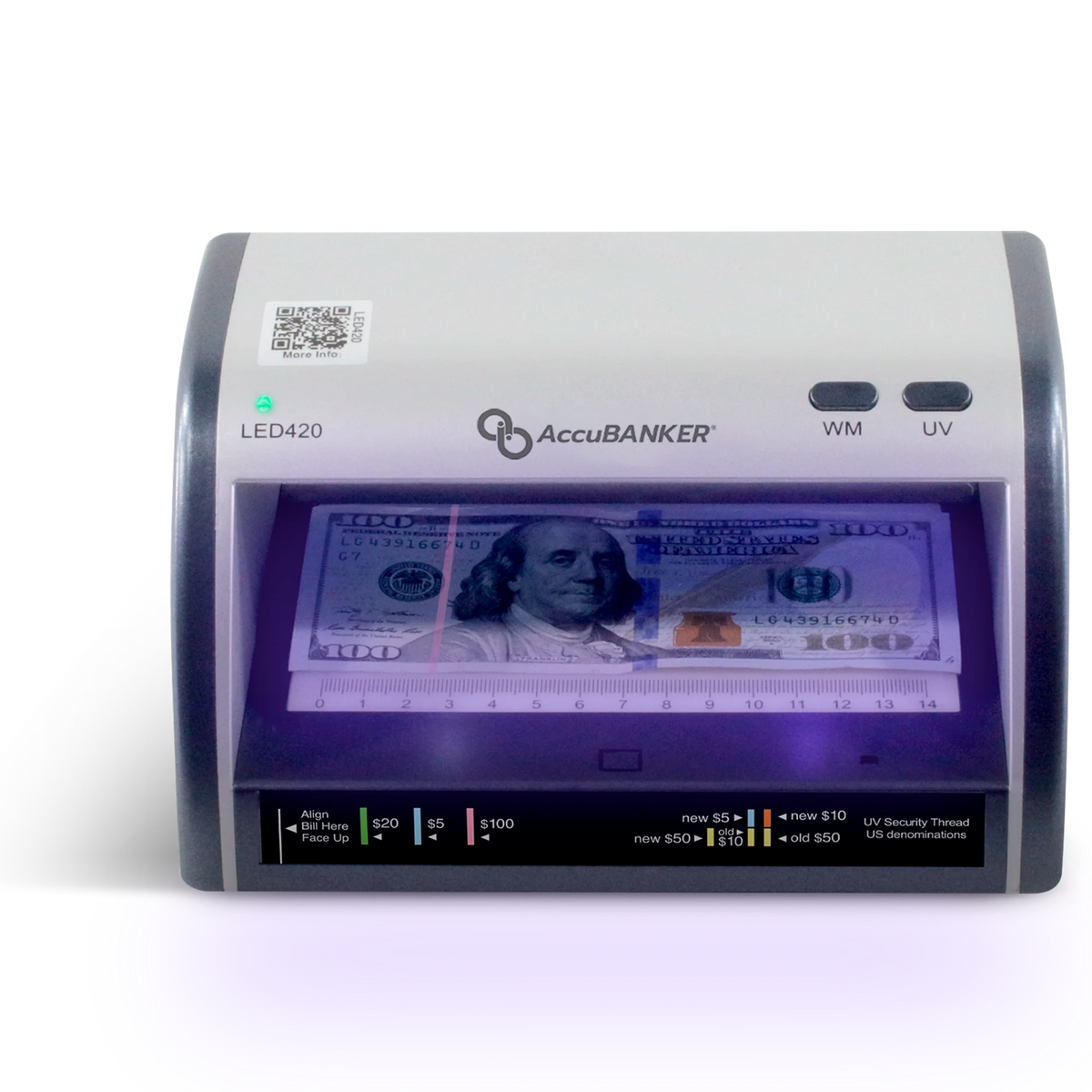 AccuBANKER Manual Banknote Validator
