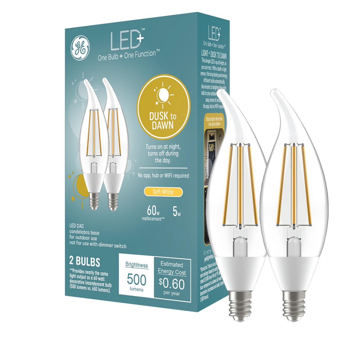 GE Lighting, a Savant company Photocell LED Light Bulbs