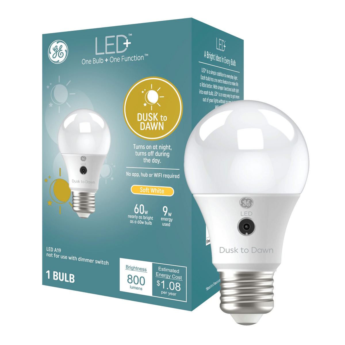GE Lighting, a Savant company Photocell LED Light Bulbs