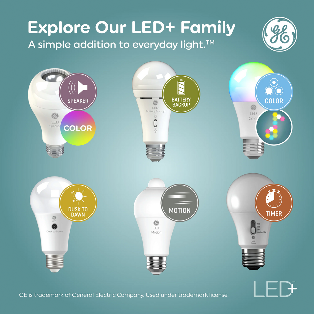 GE Lighting, a Savant company Photocell LED Light Bulbs