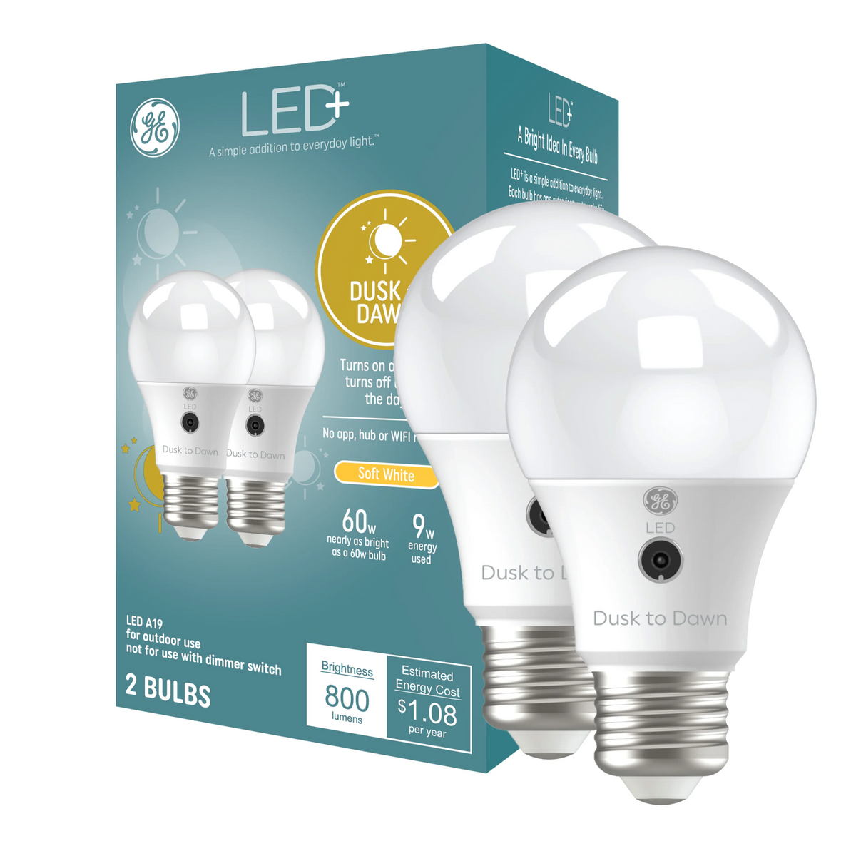 GE Lighting, a Savant company Photocell LED Light Bulbs
