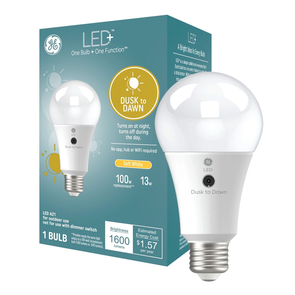 GE Lighting, a Savant company Photocell LED Light Bulbs