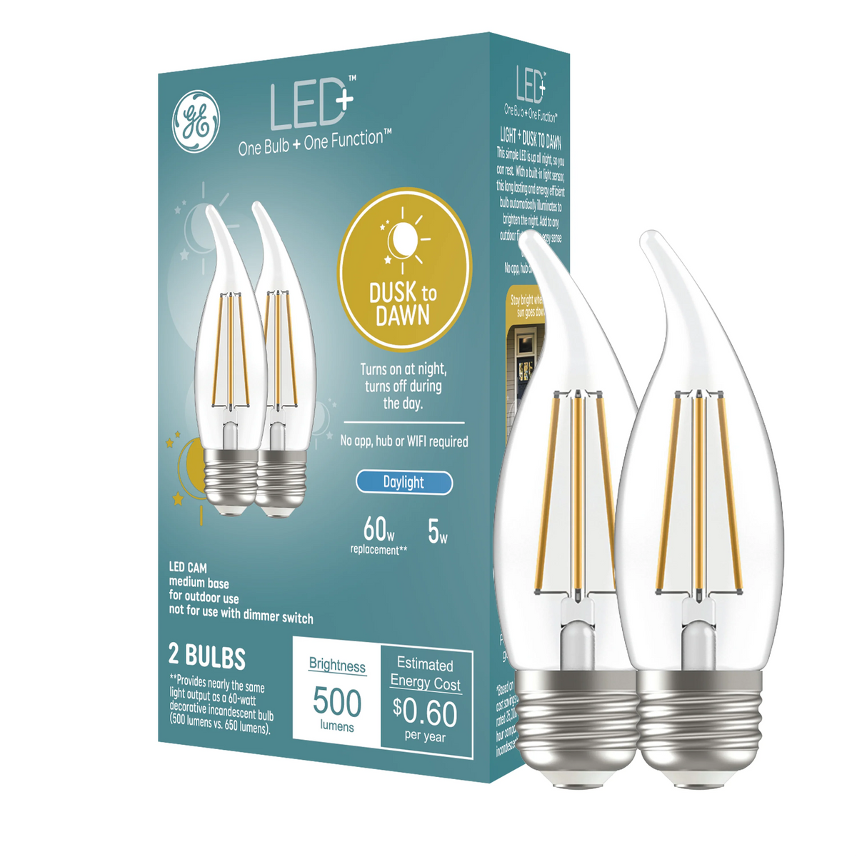 GE Lighting, a Savant company Photocell LED Light Bulbs