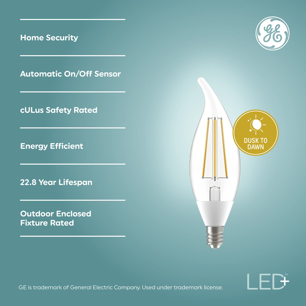 GE Lighting, a Savant company Photocell LED Light Bulbs