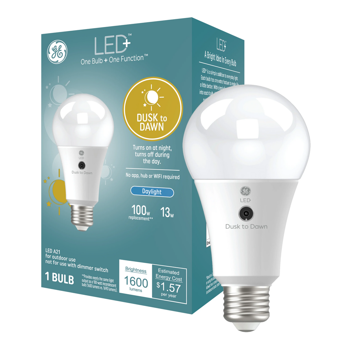 GE Lighting, a Savant company Photocell LED Light Bulbs