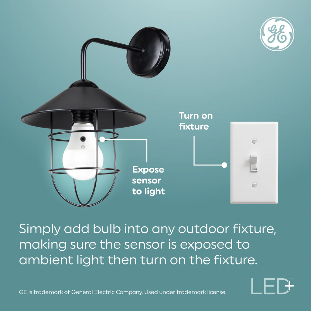 GE Lighting, a Savant company Photocell LED Light Bulbs
