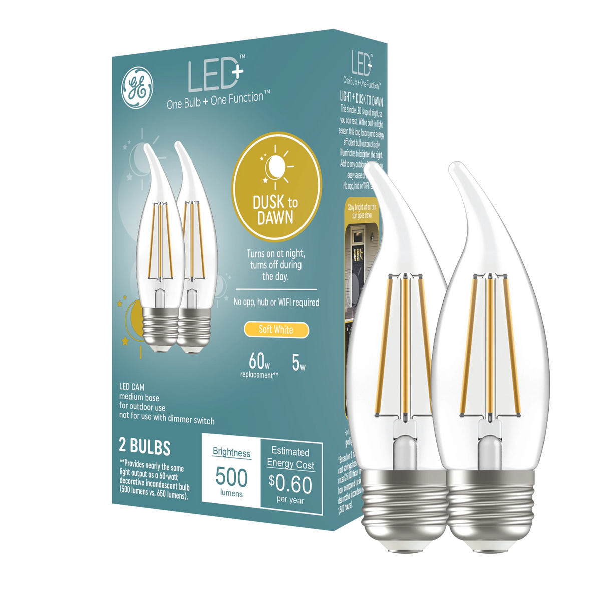 GE Lighting, a Savant company Photocell LED Light Bulbs