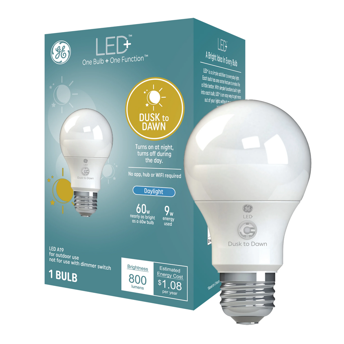 GE Lighting, a Savant company Photocell LED Light Bulbs