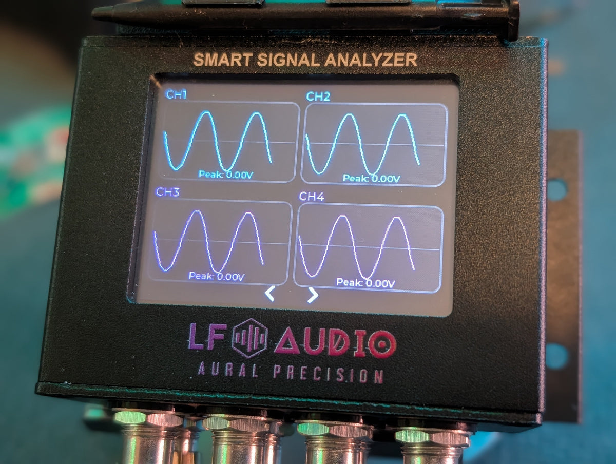 LF Audio Four-Channel RCA Signal Analyzer