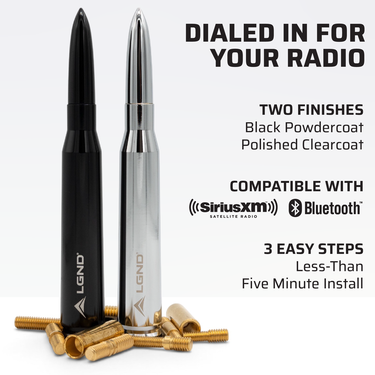 Tidalwave Short Vehicle Radio Antenna