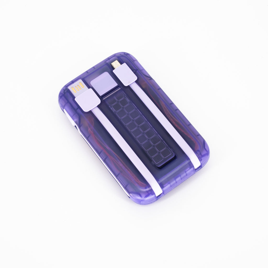 Tidalwave 10,000mAh Magnetic Power Bank with Built-In Cables