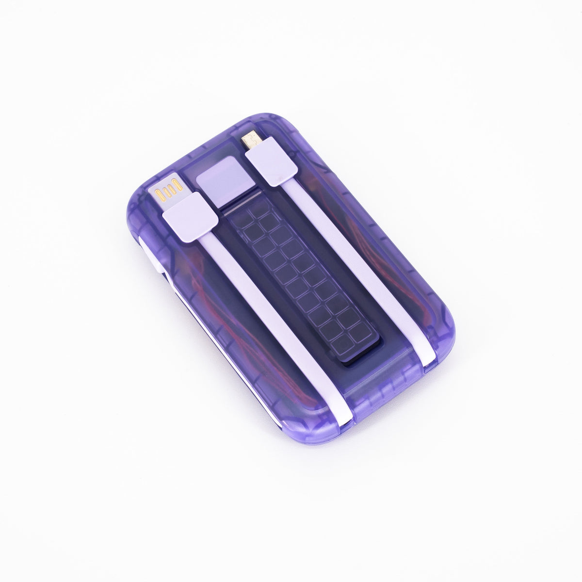 Tidalwave 10,000mAh Magnetic Power Bank with Built-In Cables