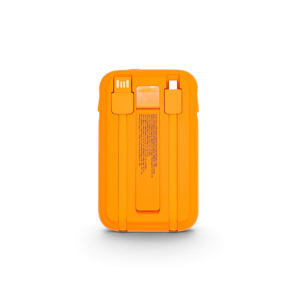 Tidalwave 10,000mAh Magnetic Power Bank with Built-In Cables