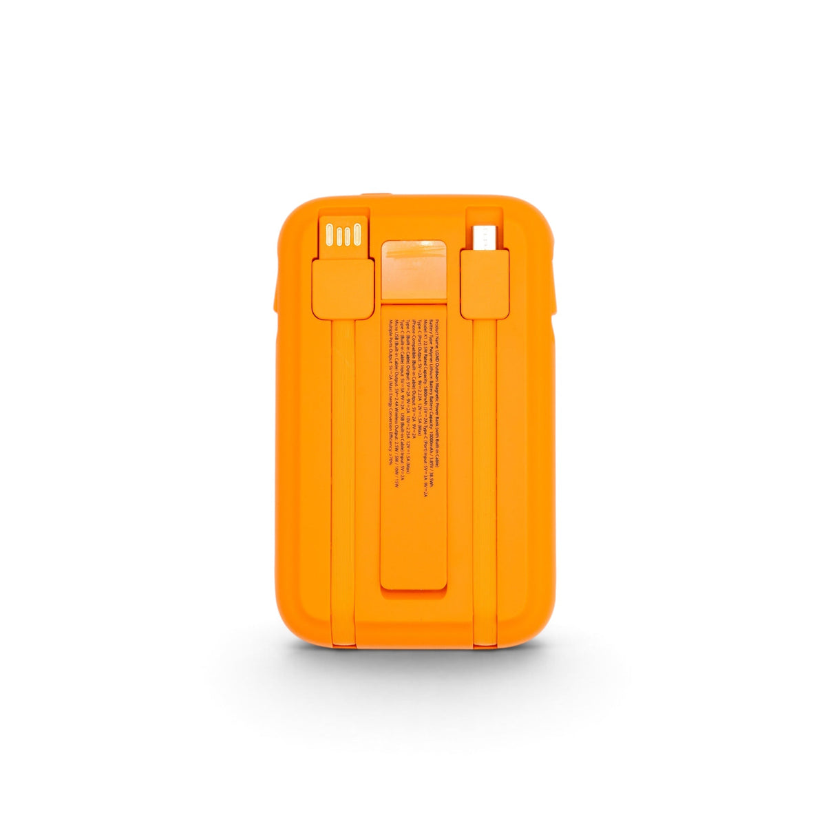 Tidalwave 10,000mAh Magnetic Power Bank with Built-In Cables