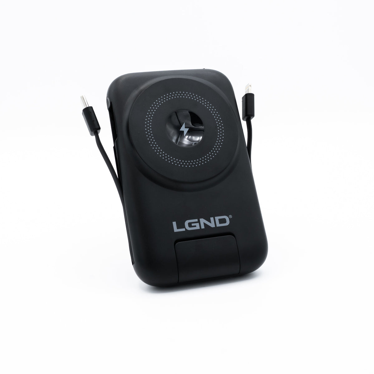 Tidalwave 10,000mAh Magnetic Power Bank with Built-In Cables