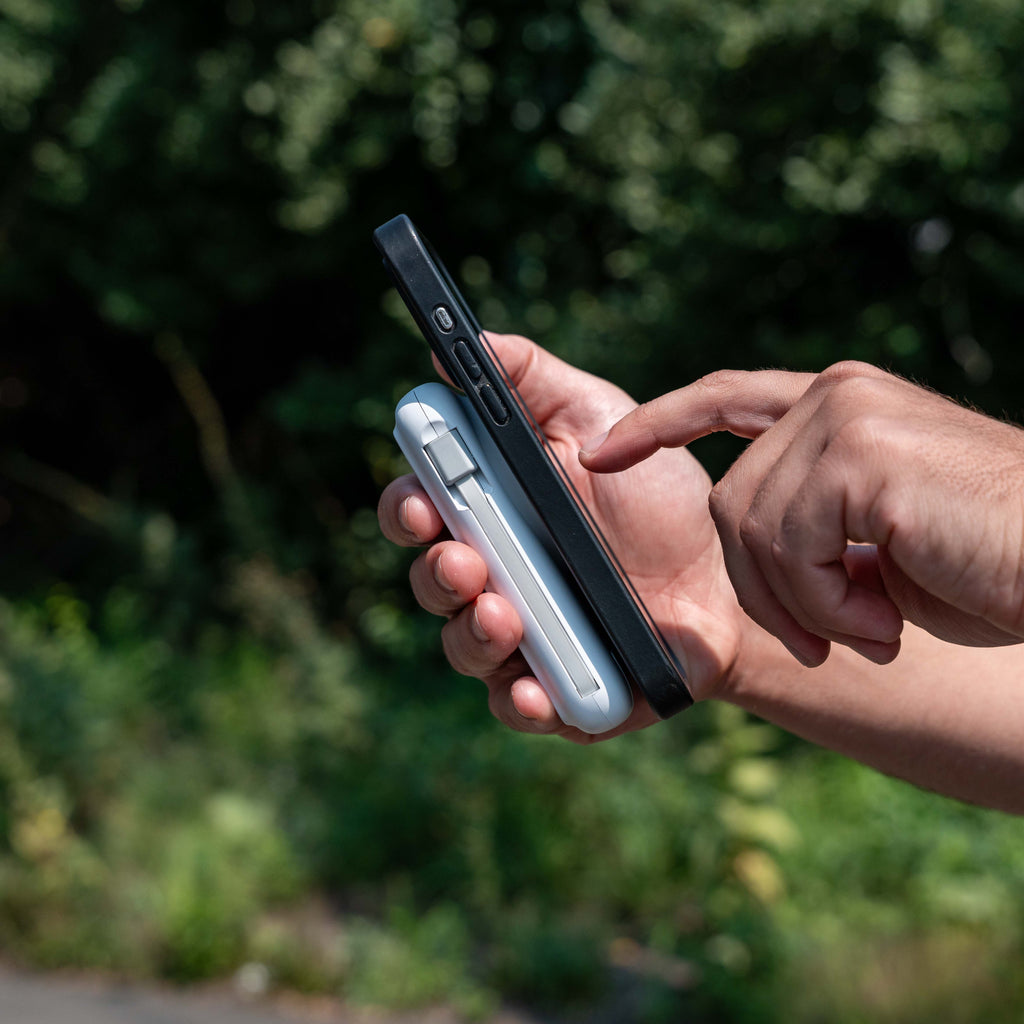 Tidalwave 10,000mAh Magnetic Power Bank with Built-In Cables