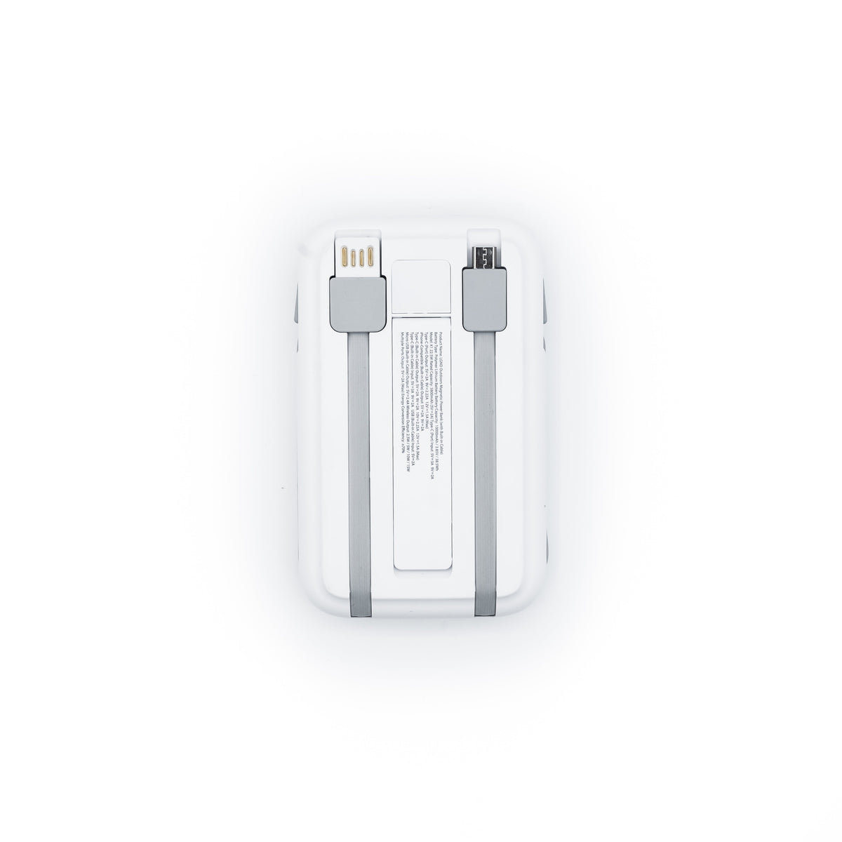 Tidalwave 10,000mAh Magnetic Power Bank with Built-In Cables