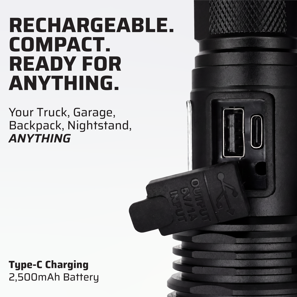Tidalwave High-Intensity Handheld Flashlight