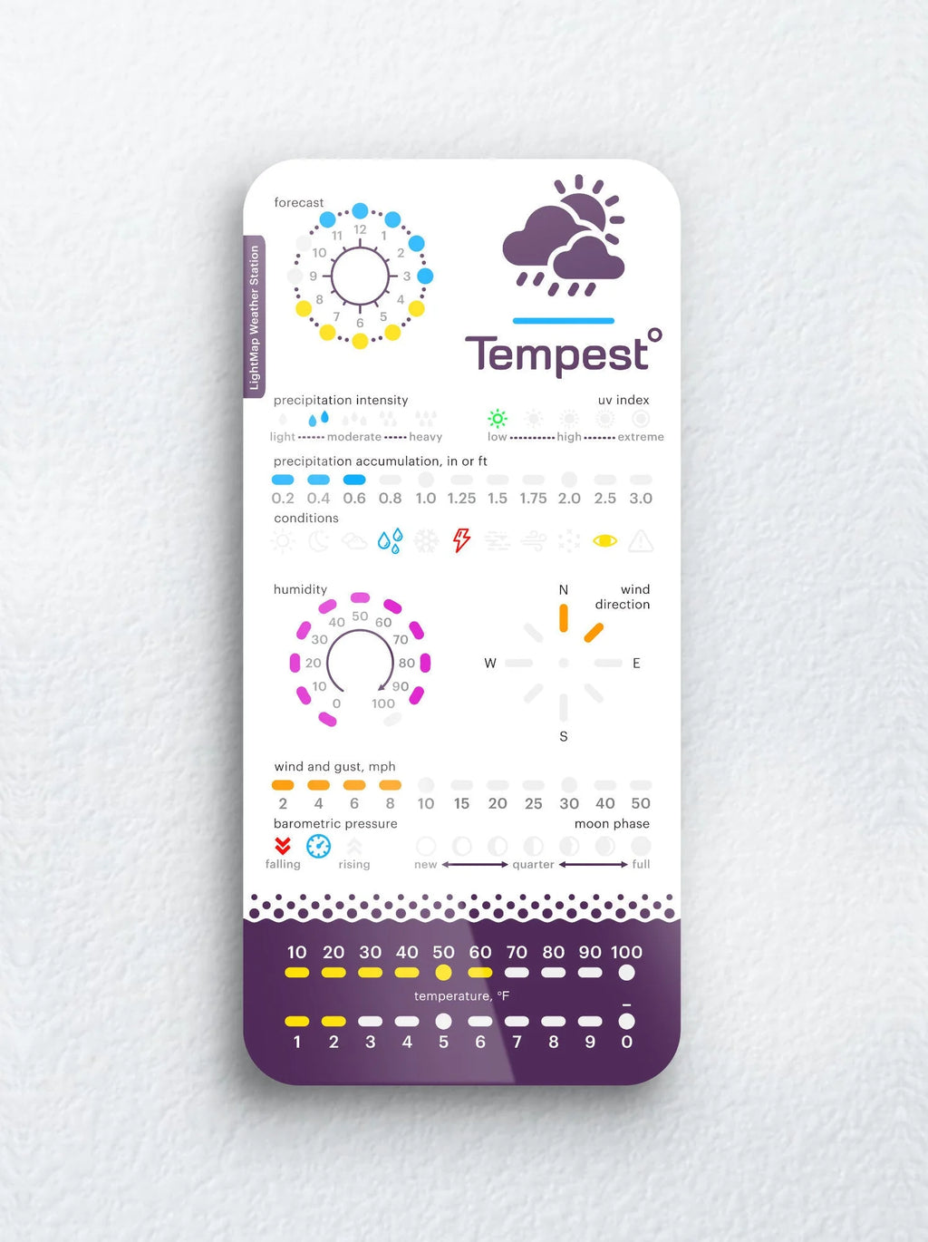 LightMaps Wi-Fi Weather Data Display