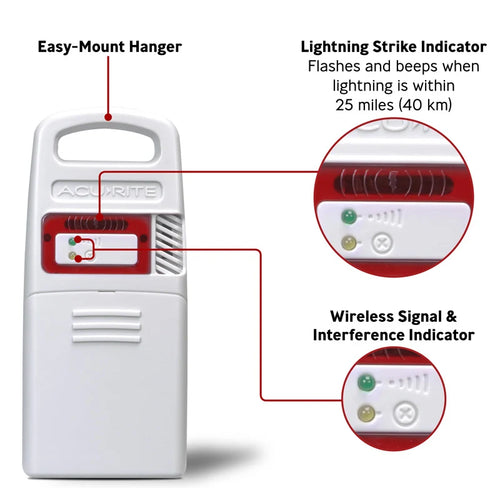 AcuRite Lightning and Temperature Humidity Sensor
