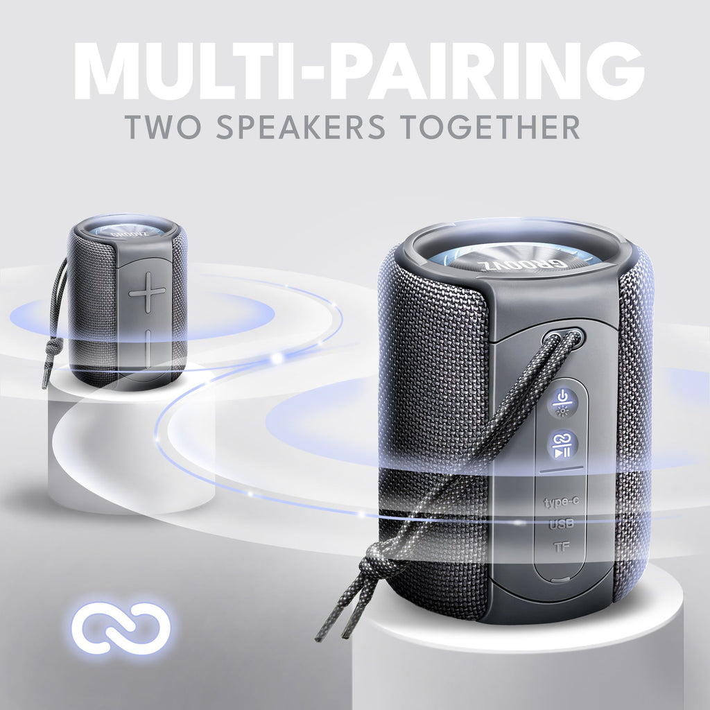 Groovz Audio Portable Bluetooth Speaker