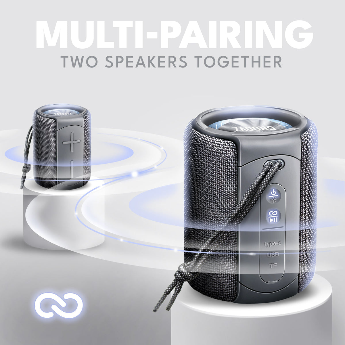 Groovz Audio Portable Bluetooth Speaker