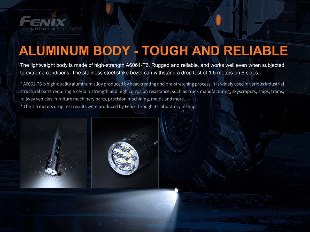 Fenix High-Output Rechargeable Flashlight