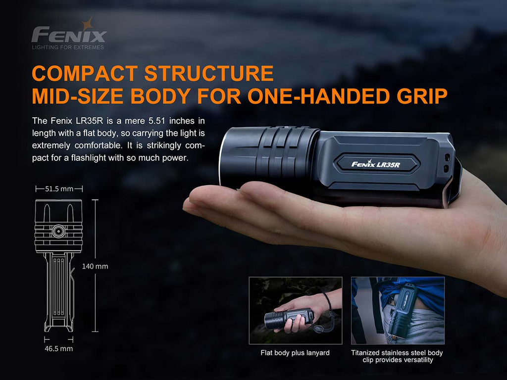 Fenix High-Output Rechargeable Flashlight